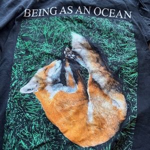 Being As An Ocean Fox Tee size small